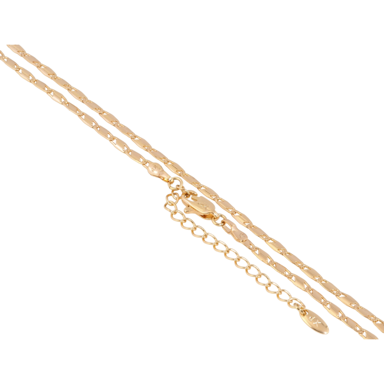 Цепочка Xuping Позолота 18K Плетение Морская цепь длина с доп.цепочкой 45-50см х 3мм фото №1 Цепочка Xuping Позолота 18K Плетение Морская цепь длина с доп.цепочкой 45-50см х 3мм фото №1