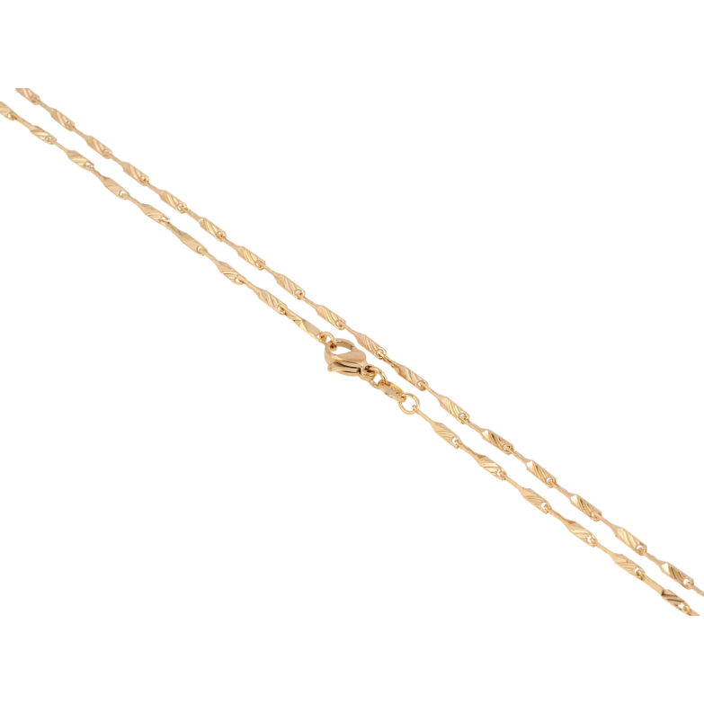 Ланцюжок Xuping Позолота 18K Плетіння Гурмета Рада довжина 46см х 2мм фото №5