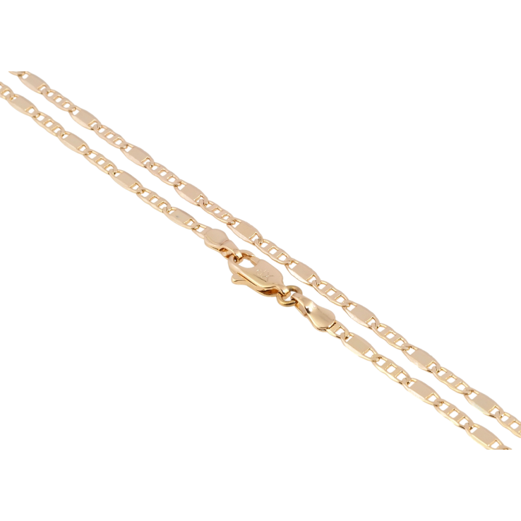 Ланцюжок Xuping Позолота 18K Плетіння Морський ланцюг декоративний довжина 44см х 2.5мм фото №22