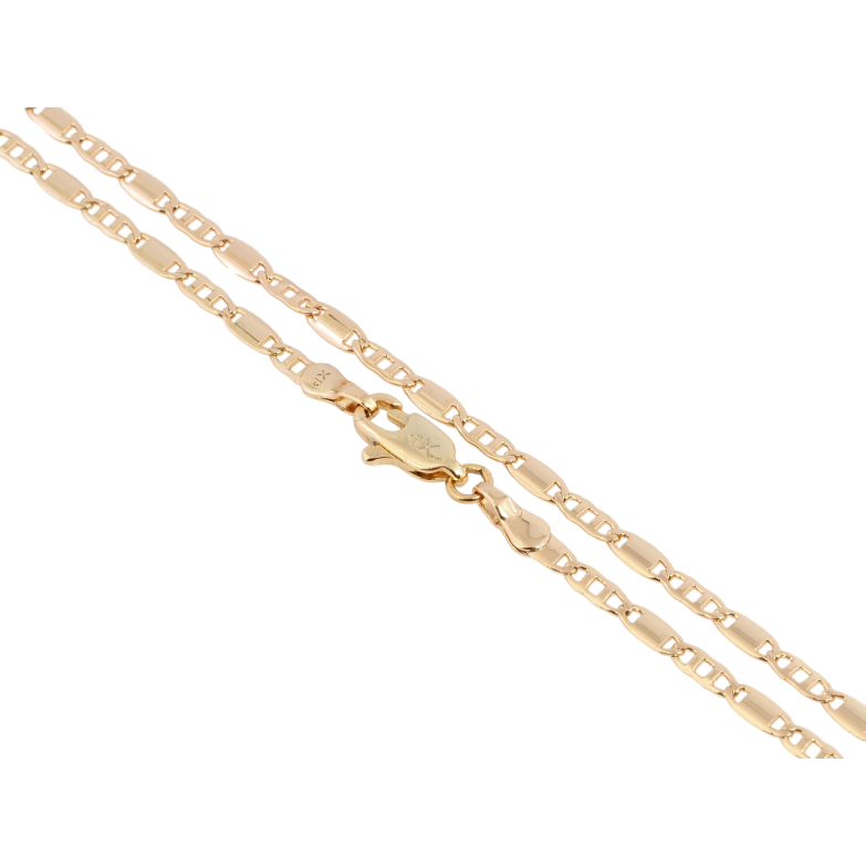Цепочка Xuping Позолота 18K Плетение Морская цепь длина 45см х 2.5мм фото №6