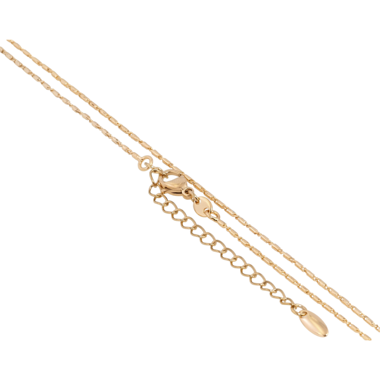 Ланцюжок Xuping Позолота 18K Плетіння Бочонки довжина з доп.ланцюжком 46-51см х 1мм фото №12