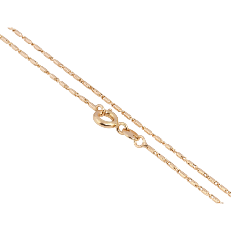 Ланцюжок Xuping Позолота 18K Плетіння Бочонки довжина 45см х 1мм фото №13
