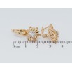 Серьги Xuping Позолота 18K английский замок Цветочки с цирконием фото №2 Серьги Xuping Позолота 18K английский замок Цветочки с цирконием фото №2