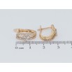 Серьги Xuping Позолота 18K английский замок Цветочный орнамент с цирконием фото №2 Серьги Xuping Позолота 18K английский замок Цветочный орнамент с цирконием фото №2
