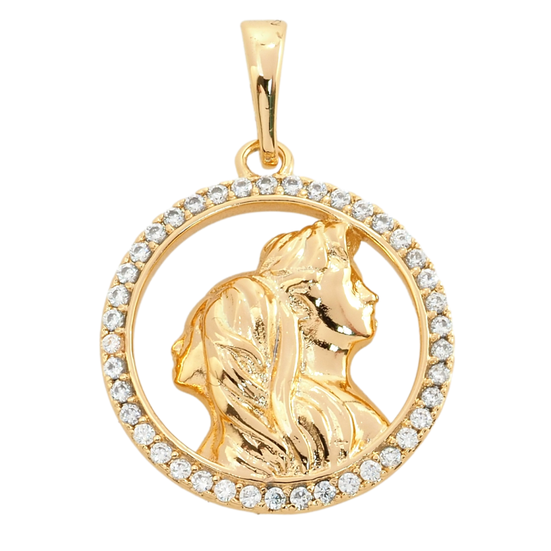 Кулон Xuping Позолота 18K Закохані для ланцюжка до 6мм фото №5 Кулон Xuping Позолота 18K Закохані для ланцюжка до 6мм фото №5