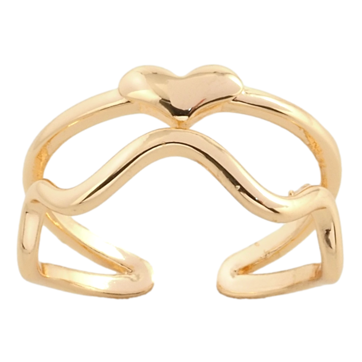 Кольцо Xuping M&L Цвет 18К Сердечко фото №3 Кольцо Xuping M&L Цвет 18К Сердечко фото №3