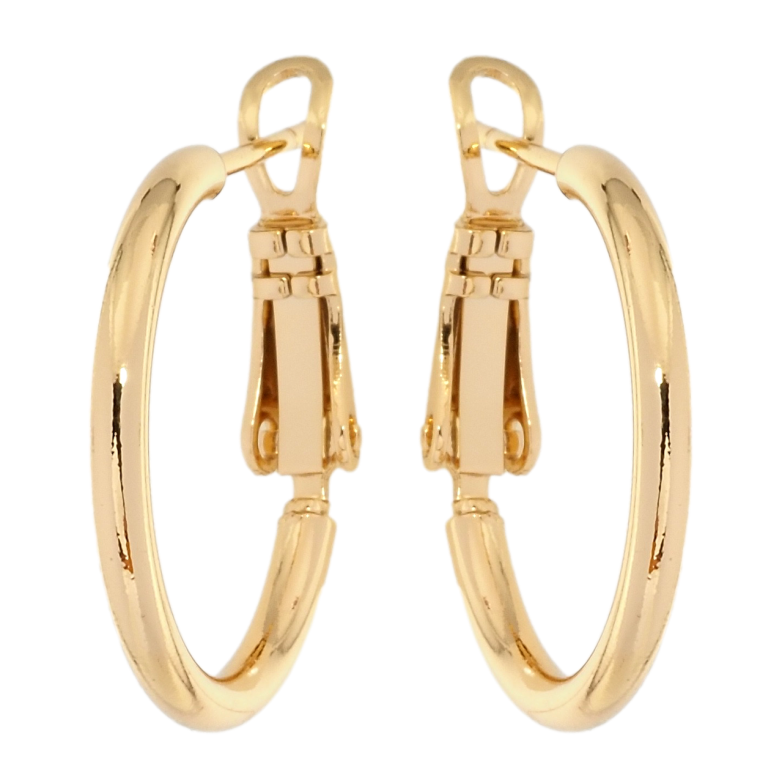 Сережки Xuping Позолота 18K кільця (конго) Класика ø 2см фото №24 Сережки Xuping Позолота 18K кільця (конго) Класика ø 2см фото №24