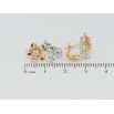Серьги Xuping Позолота 18K английский замок Цветочки фото №2