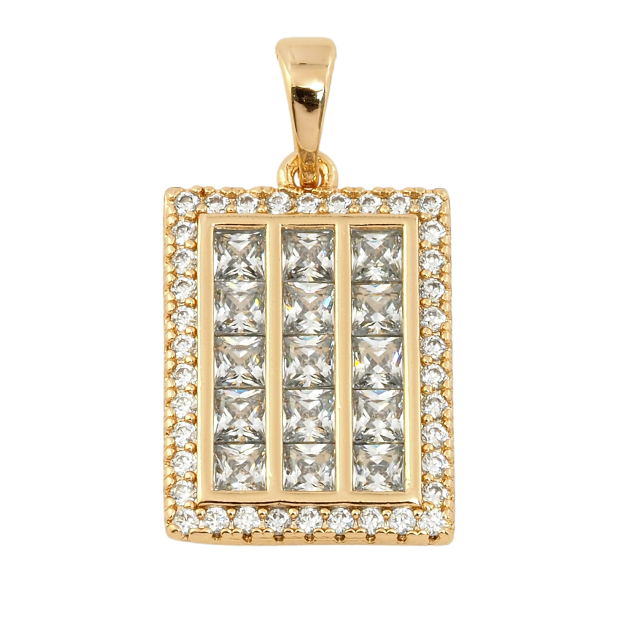 Кулон Xuping Позолота 18K Інкрустація цирконієм для ланцюжка до 5мм фото №1 Кулон Xuping Позолота 18K Інкрустація цирконієм для ланцюжка до 5мм фото №1