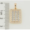 Кулон Xuping Позолота 18K Інкрустація цирконієм для ланцюжка до 5мм фото №2 Кулон Xuping Позолота 18K Інкрустація цирконієм для ланцюжка до 5мм фото №2