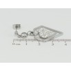 Серьги Xuping TTM Stainless Steel цвет Родий пусеты Подвески узор кристалл фото №2 Серьги Xuping TTM Stainless Steel цвет Родий пусеты Подвески узор кристалл фото №2