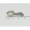 Серьги Xuping TTM Stainless Steel цвет Родий подвески на колечках Сердечки с шахматным узором фото №2 Серьги Xuping TTM Stainless Steel цвет Родий подвески на колечках Сердечки с шахматным узором фото №2