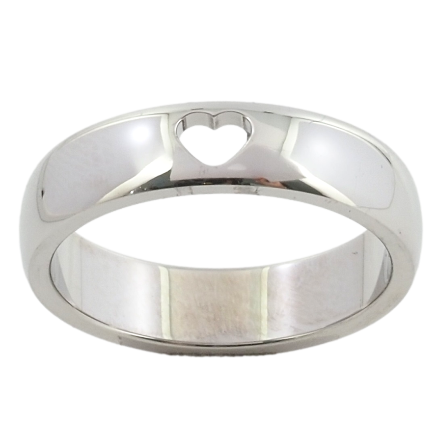 Каблучка Xuping TTM Stainless Steel Колір Родій Серце фото №1