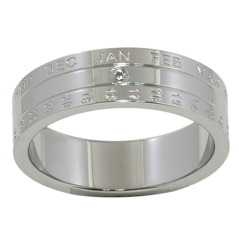 Каблучка Xuping TTM Stainless Steel Колір Родій Календар фото №7 Каблучка Xuping TTM Stainless Steel Колір Родій Календар фото №7