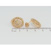 Серьги Xuping Позолота 18K пусеты Декоративные овалы с цирконием фото №2 Серьги Xuping Позолота 18K пусеты Декоративные овалы с цирконием фото №2