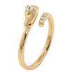Кольцо Xuping Позолота 18K Детская ножка с цирконием фото №2 Кольцо Xuping Позолота 18K Детская ножка с цирконием фото №2