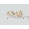 Серьги Xuping Позолота 18K английский замок Декоративный узор с цирконием и радужным фианитом фото №2 Серьги Xuping Позолота 18K английский замок Декоративный узор с цирконием и радужным фианитом фото №2