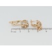 Серьги Xuping Позолота 18K английский замок Цветочки с цирконием фото №2 Серьги Xuping Позолота 18K английский замок Цветочки с цирконием фото №2