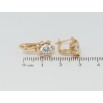 Серьги Xuping Позолота 18K английский замок Цветочки с кристаллами фото №2 Серьги Xuping Позолота 18K английский замок Цветочки с кристаллами фото №2