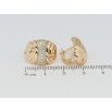 Серьги Xuping Позолота 18K английский замок Инкрустация цирконием фото №2 Серьги Xuping Позолота 18K английский замок Инкрустация цирконием фото №2