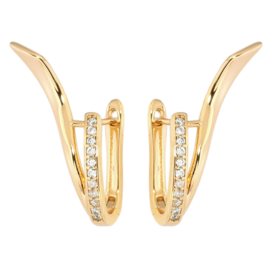 Серьги Xuping Позолота 18K английский замок Декоративные фото №1 Серьги Xuping Позолота 18K английский замок Декоративные фото №1