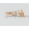 Серьги Xuping Позолота 18K английский замок Инкрустация цирконием фото №2