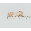 Сережки Xuping Позолота 18K кафи Кола з цирконієм фото №2 Сережки Xuping Позолота 18K кафи Кола з цирконієм фото №2