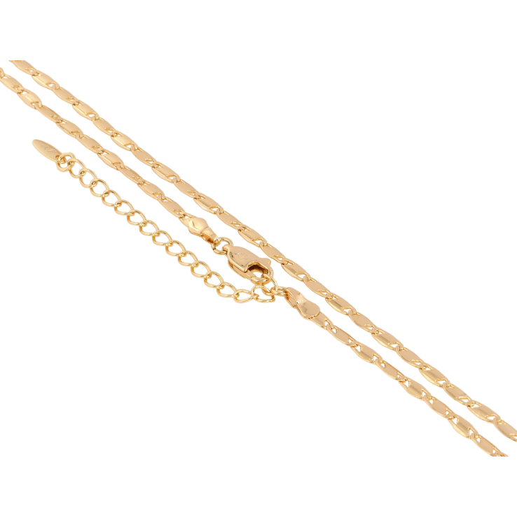 Ланцюжок Xuping Позолота 18K Плетіння Морський ланцюг довжина з доп.ланцюжком 44-49см х 2мм фото №18