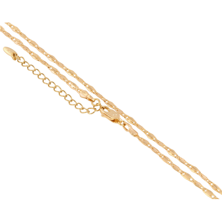 Ланцюжок Xuping Позолота 18K Плетіння Декоративне довжина з доп.ланцюжком 44-49см х 2мм фото №23