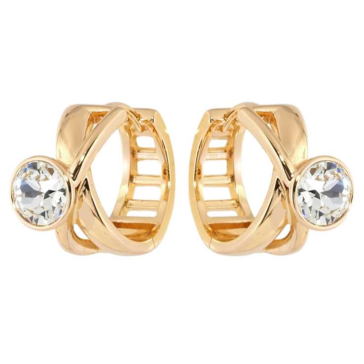 Сережки Xuping колір 18K з кристалами Swarovski колечка Вставка кристал Clear фото №8 Сережки Xuping колір 18K з кристалами Swarovski колечка Вставка кристал Clear фото №8