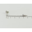 Сережки Xuping TTM Stainless Steel колір Родій пусети Підвіски конус на ланцюжку фото №2 Сережки Xuping TTM Stainless Steel колір Родій пусети Підвіски конус на ланцюжку фото №2