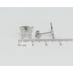 Сережки Xuping TTM Stainless Steel колір Родій пусети Метелики фото №2 Сережки Xuping TTM Stainless Steel колір Родій пусети Метелики фото №2