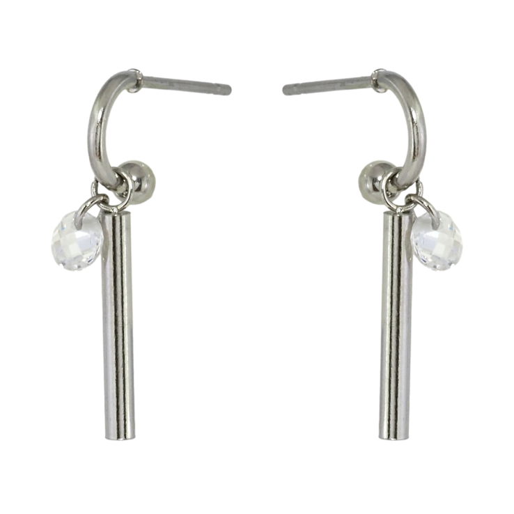 Сережки Xuping TTM Stainless Steel колір Родій пусети Декоративні підвіски фото №10 Сережки Xuping TTM Stainless Steel колір Родій пусети Декоративні підвіски фото №10