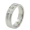 Каблучка Xuping TTM Stainless Steel Колір Родій Візерунок з цирконієм, ш. 5мм фото №2 Каблучка Xuping TTM Stainless Steel Колір Родій Візерунок з цирконієм, ш. 5мм фото №2