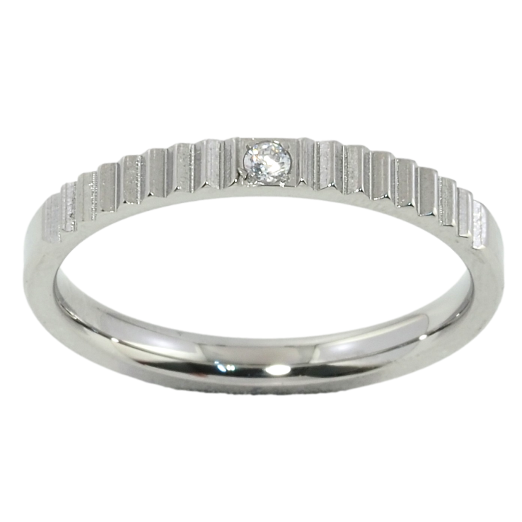 Каблучка Xuping TTM Stainless Steel Колір Родій Декоративний візерунок із кристалом фото №4 Каблучка Xuping TTM Stainless Steel Колір Родій Декоративний візерунок із кристалом фото №4
