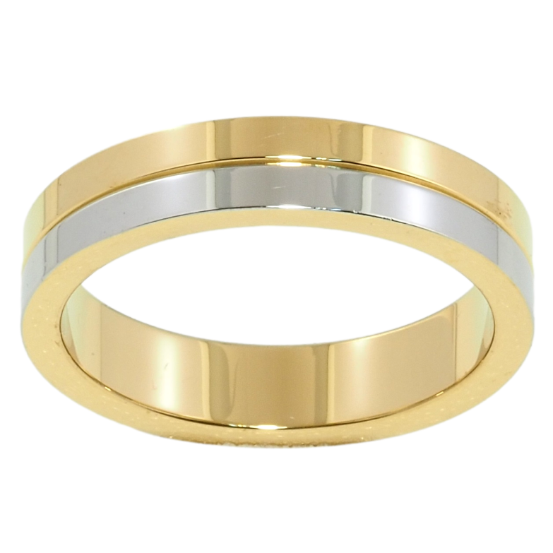 Каблучка Xuping TTM Stainless Steel Колір 14К + Родій Обручка, з візерунком, ш.4.5мм фото №14 Каблучка Xuping TTM Stainless Steel Колір 14К + Родій Обручка, з візерунком, ш.4.5мм фото №14