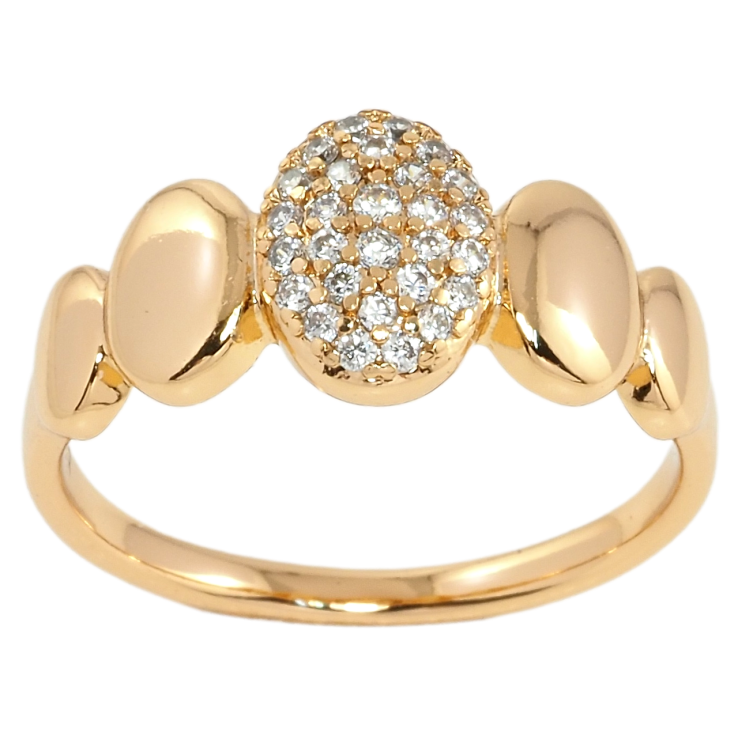 Каблучка Xuping Позолота 18K Овали з цирконієм фото №18 Каблучка Xuping Позолота 18K Овали з цирконієм фото №18