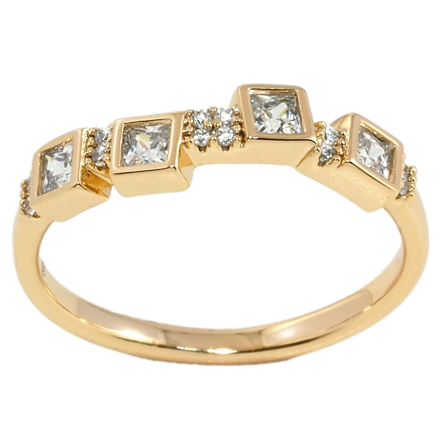Кольцо Xuping Позолота 18K Декоративный узор с цирконием фото №1 Кольцо Xuping Позолота 18K Декоративный узор с цирконием фото №1