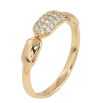 Кольцо Xuping Позолота 18K Инкрустация цирконием фото №2 Кольцо Xuping Позолота 18K Инкрустация цирконием фото №2