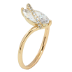 Каблучка Xuping Позолота 18K Фіаніт Маркіз із доріжкою цирконію фото №2 Каблучка Xuping Позолота 18K Фіаніт Маркіз із доріжкою цирконію фото №2