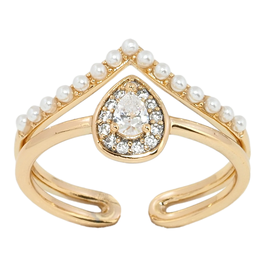 Каблучка Xuping Позолота 18K Витонченість фото №1