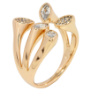Кольцо Xuping Позолота 18K Авангард с цирконием фото №2 Кольцо Xuping Позолота 18K Авангард с цирконием фото №2