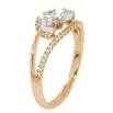 Кольцо Xuping Позолота 18K Кристальный цветок фото №2 Кольцо Xuping Позолота 18K Кристальный цветок фото №2