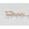 Сережки Xuping Позолота 18K англійський замок Зигзаг фото №2 Сережки Xuping Позолота 18K англійський замок Зигзаг фото №2