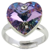 Кільце Xuping колір Родій з кр-ми Swarovski "Кристальне серце Paradise Shine" фото №2 Кільце Xuping колір Родій з кр-ми Swarovski "Кристальне серце Paradise Shine" фото №2