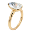 Кольцо Xuping цвет 18K с кристаллами Swarovski Капля Clear Crystal 15х11мм; фото №2 Кольцо Xuping цвет 18K с кристаллами Swarovski Капля Clear Crystal 15х11мм; фото №2
