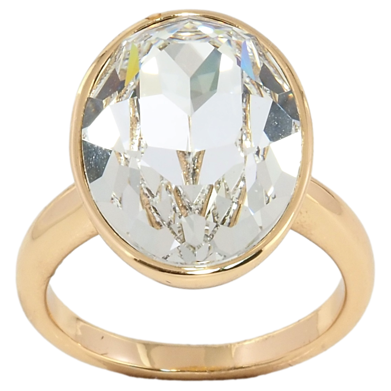 Каблучка Xuping колір 18K із кристалами Swarovski Кристал Clear 19 х 14мм фото №11 Каблучка Xuping колір 18K із кристалами Swarovski Кристал Clear 19 х 14мм фото №11