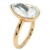 Кольцо Xuping цвет 18K с кристаллами Swarovski Кристалл капля Clear 19 х 14мм фото №2 Кольцо Xuping цвет 18K с кристаллами Swarovski Кристалл капля Clear 19 х 14мм фото №2