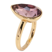 Каблучка Xuping колір 18K з кристалами Swarovski Кристал крапля Rose 19 х 14мм фото №2 Каблучка Xuping колір 18K з кристалами Swarovski Кристал крапля Rose 19 х 14мм фото №2