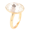 Кольцо Xuping цвет 18K с кристаллами Swarovski Кристалл Clear Прозрачный 19х15мм фото №2